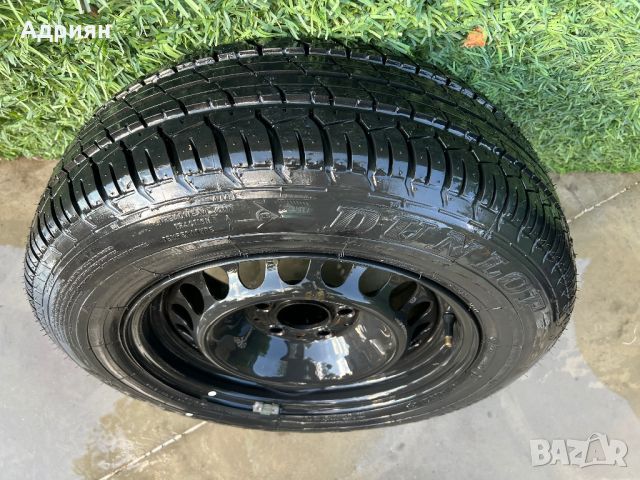 Резервна джанта с гума за Mercedes 5x112 + 205/65/15 Dunlop, снимка 2 - Гуми и джанти - 45559891