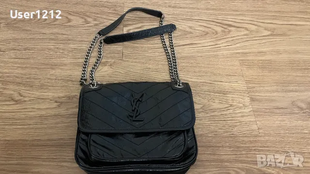 YSL дамска чанта естествен лак , снимка 1 - Чанти - 47953063