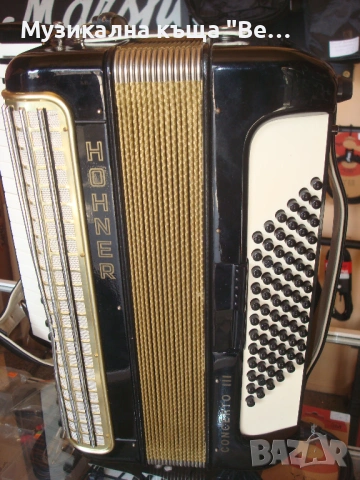 Акордеон Hohner Concerto III 72 баса, снимка 10 - Акордеони - 53859860
