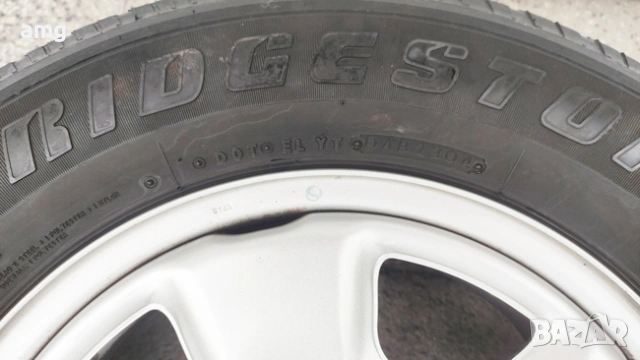 1 брой Зимна гума Bridgestone Dueler 205/70/15, снимка 6 - Гуми и джанти - 53538375