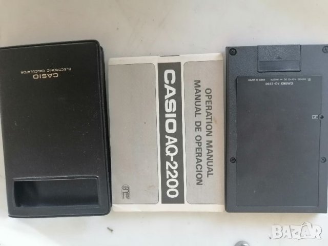 Ретро калкулатор CASIO AQ-2200, снимка 6 - Антикварни и старинни предмети - 46479023