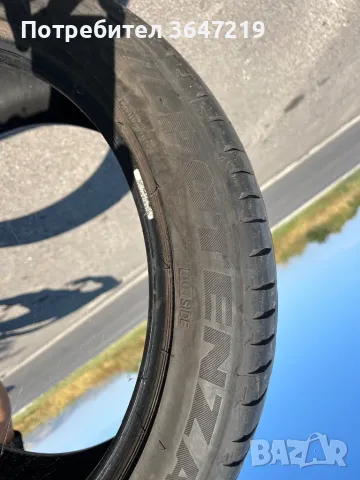 4броя летни гуми bridgestone potenza , снимка 5 - Гуми и джанти - 46915032