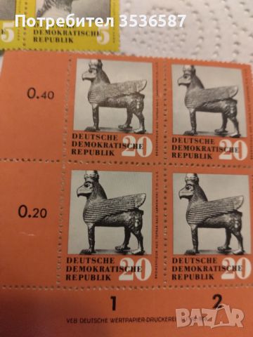 Пощенски марки ГДР., снимка 4 - Филателия - 45702369