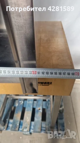 Немски шкаф/рафт за стена изцяло от неръждаема стомана, снимка 7 - Други машини и части - 53657785