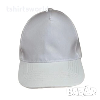 Нова шапка с козирка в бял цвят, снимка 2 - Шапки - 51678572