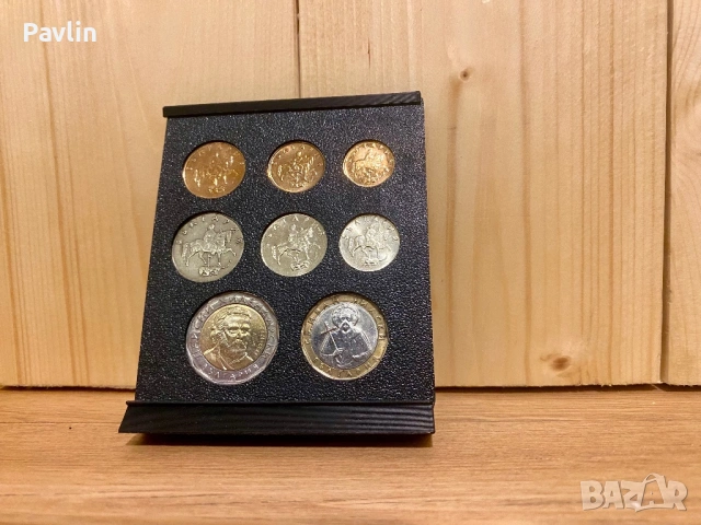 (С монети!) Стойка за монети лев стотинки, снимка 7 - Нумизматика и бонистика - 54230991