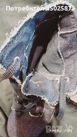 Дънкови боти, снимка 5 - Дамски ежедневни обувки - 50929468