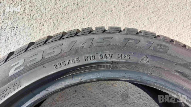 4бр 235/45/18 PIRELLI Winter Sottozero 3, снимка 8 - Гуми и джанти - 47631071