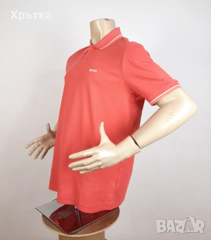 Hugo Boss Paddy Pro - Оригинална мъжка тениска с яка р-р XL, снимка 2 - Тениски - 54151765