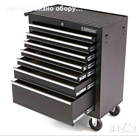 STAHLMAYER - Eco – мобилна количка за инструменти с 7 чекмеджета, снимка 3 - Други инструменти - 52114658