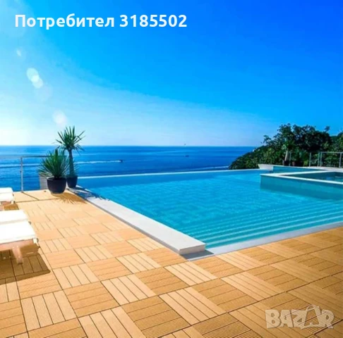 Уникално красив сглобен декинг под - 1бр, снимка 6 - Декорация за дома - 50852264