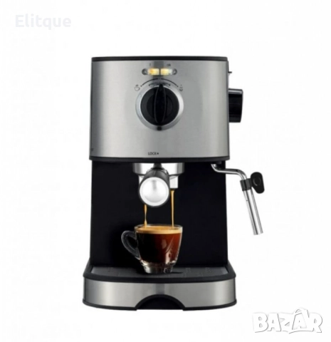 Кафемашина, 20 бара /850W, Сива 24 месеца гаранция, снимка 3 - Други - 52895165