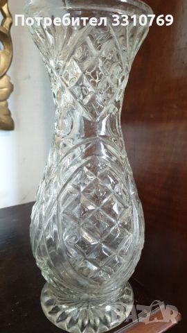 Кристална ваза. , снимка 1 - Вази - 46408155