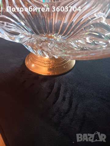 кристална фруктиера, снимка 4 - Декорация за дома - 53534121