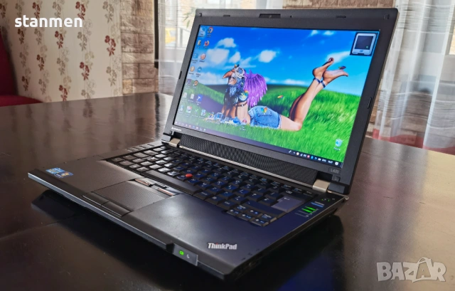 Продавам Гаранционнен Lenovo ThinkPad L420 /мат14сКам/4x2.5ghzThr/4gb/320gb/3ч.Бат/Профилактиран/DVD