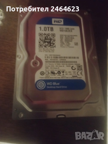 Western Digital Blue 1TB — WD10EZEX, снимка 5 - Твърди дискове - 53930786