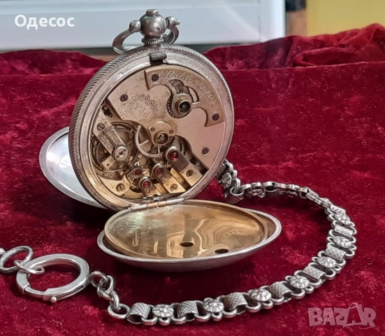 Старинен сребърен Османски джобен часовник , снимка 2 - Антикварни и старинни предмети - 51264841