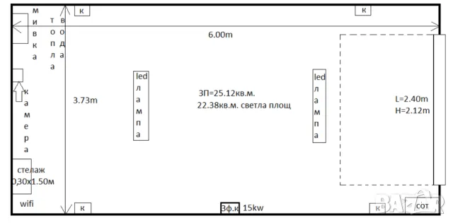 ГАРАЖ под наем, от Собственик, снимка 3 - Гаражи и паркоместа - 49242580