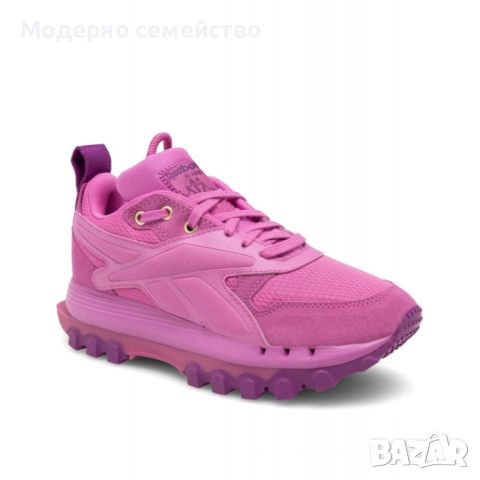 Дамски маратонки  reebok x cardi b classics leather shoes purple, снимка 1 - Маратонки - 46682020