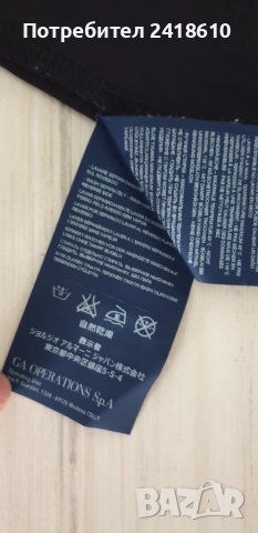 Armani Jeans AJ Badge Logo 3/4 Zip Stretch Cotton Mens Size M  ОРИГИНАЛ! Мъжка Тениска!, снимка 16 - Тениски - 51271734