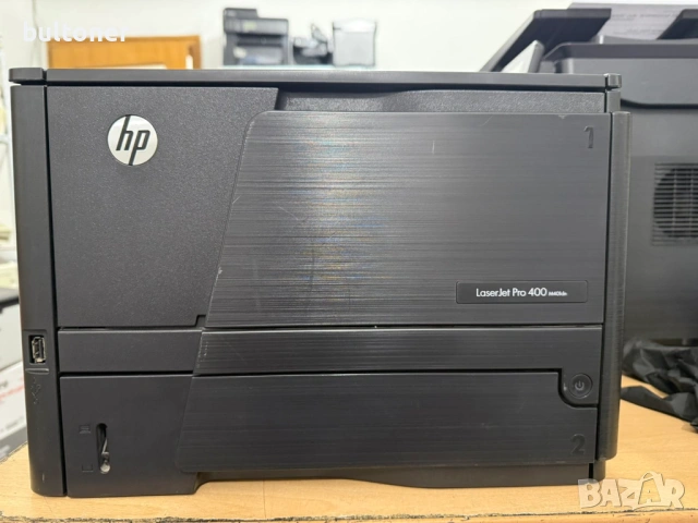 Лазерен принтер HP Pro 400 M401dn с двустранен печат и мрежа
