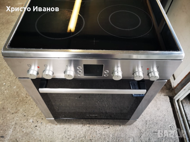 Печка Bosch inox 60см, снимка 3 - Печки, фурни - 52830296