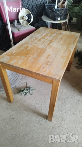 Дървена трапезна маса, снимка 4 - Маси - 54258712