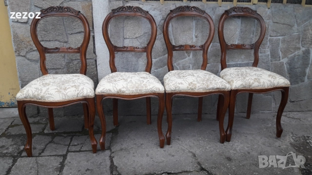 Столове трапезни-4бр.№038, снимка 2 - Столове - 52821890