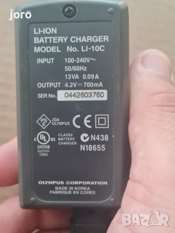 olympus li-10c battery charger, снимка 5 - Батерии, зарядни - 46801099