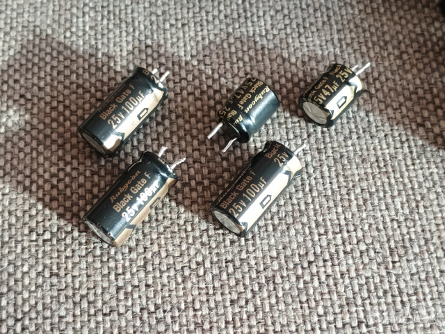 Rubicon BlackGate 10uF/50V pair