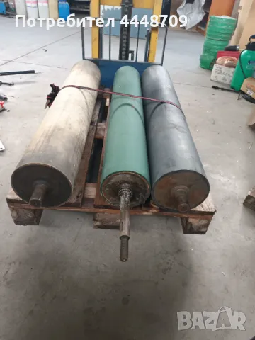 Продавам 3 бр.гумирани валове, снимка 2 - Други машини и части - 50021875