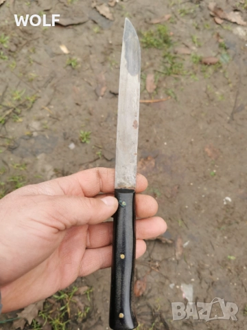 Габровски касапски стар със оригиналната кания, снимка 8 - Ножове - 52878924