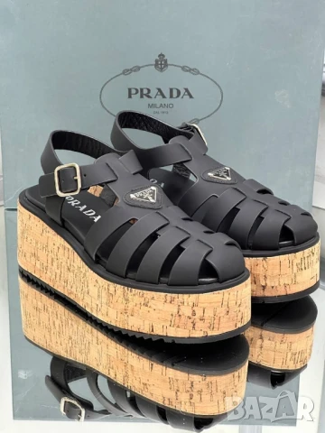сандали на платформа prada 