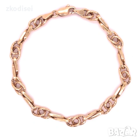 Златна дамска гривна 4,33гр. 19,0см. 14кр. проба:585 модел:35355-5