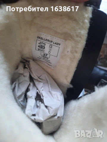 НОВИ дамски кожени боти Travelin’ – вълна, зимни, №37 (Холандия), снимка 6 - Дамски боти - 49635988