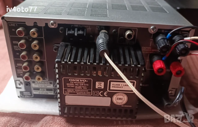 Продавам CD ресийвър ONKYO CR-515 , снимка 2 - Ресийвъри, усилватели, смесителни пултове - 51270690