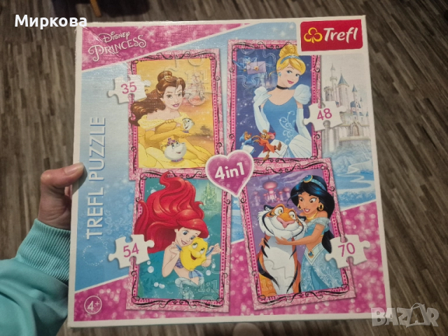 Лот от пъзели с принцеси, КАТО НОВИ СА, снимка 2 - Образователни игри - 52322294