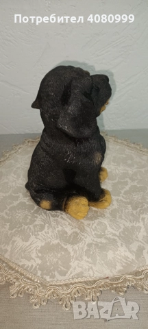 Фигурка ротвайлер, клей мисля, снимка 8 - Колекции - 51968762