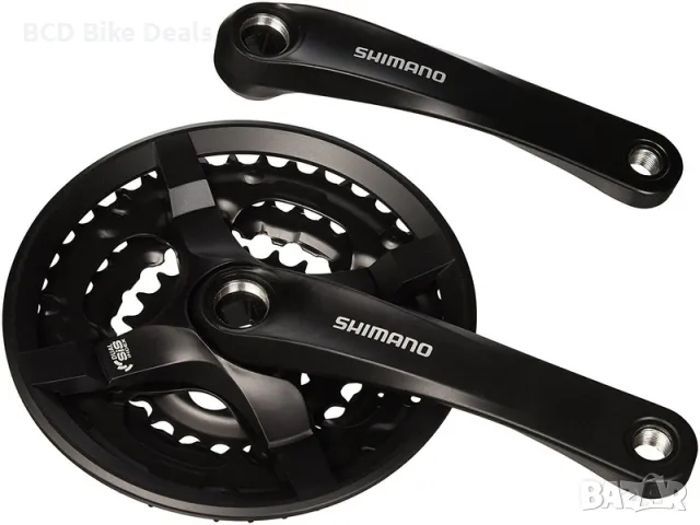 Курбели Shimano Tourney FC-TY501 170mm, снимка 2 - Части за велосипеди - 47014839