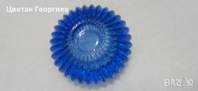 стъклен свещник, снимка 4 - Декорация за дома - 50999327