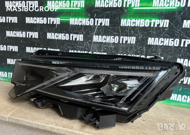 Фар ляв фарове SKODA CRYSTAL LIGHTING за Шкода Октавия 4 фейс Skoda Octavia 4 facelift , снимка 6 - Части - 53057949