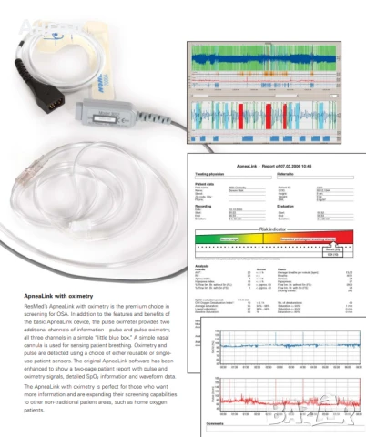 Resmed ApneaLink Plus Скрийнингово устройство, снимка 5 - Уреди за диагностика - 50778241