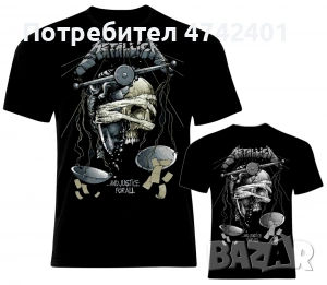 Рок метъл тениски на Metallica, снимка 6 - Тениски - 53534992