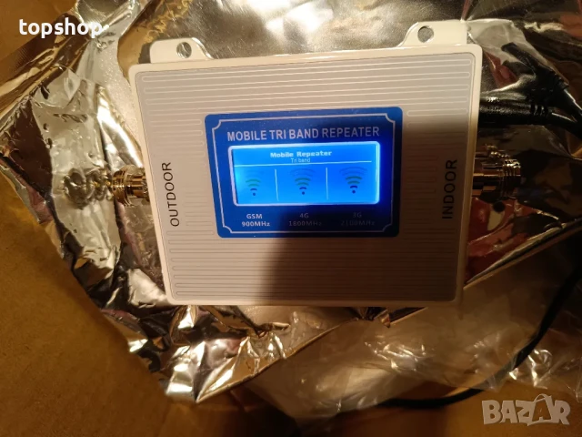 Усилвател на GSM сигнал Ретранслатор 2G, 3G, 900, 1800, 2100 MHz Band, снимка 9 - Друга електроника - 50501660