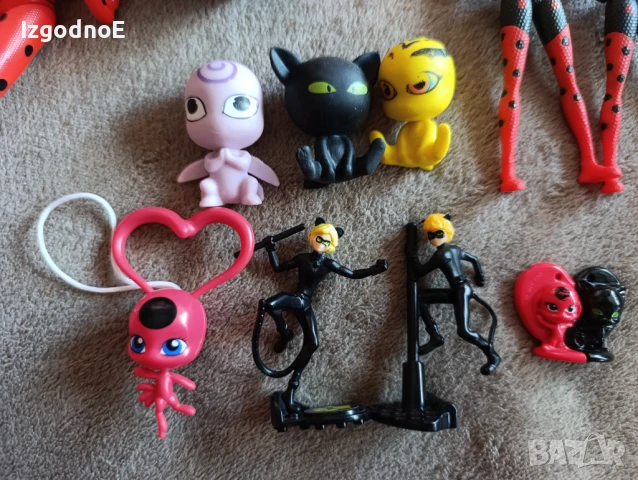 Лот играчки Калинката и черния котарак, снимка 2 - Фигурки - 40292969