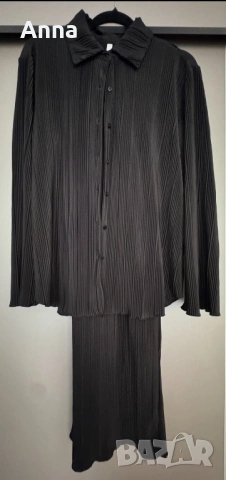 🔥черен костюм🔥, съчетава се добре с обувки и маратонки. Отлично състояние. Размери S-M🌸🫶🏼, снимка 3 - Костюми - 53912004