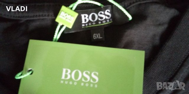 Тениска Hugo Boss черна, снимка 2 - Тениски - 45302448