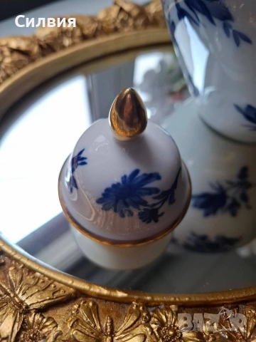 Порцеланова Ваза с капак , снимка 3 - Вази - 53303911
