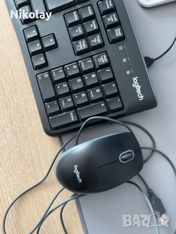 Клавиатура + мишка - Комплект Logitech MK120, снимка 2 - Клавиатури и мишки - 46144775