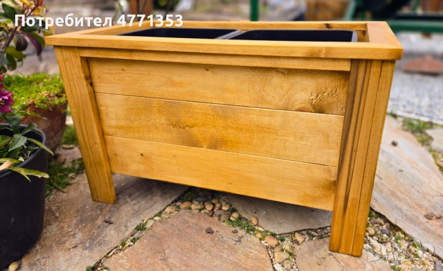 Дървени кашпи/саксии/плантери за двор, градина или тераса, снимка 2 - Саксии и кашпи - 53906114